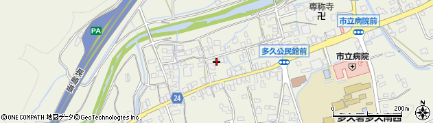 佐賀県多久市多久町（東町）周辺の地図