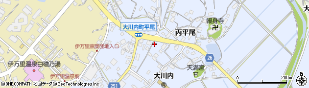 佐賀県伊万里市大川内町丙平尾周辺の地図