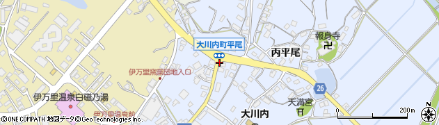 大川内町平尾周辺の地図