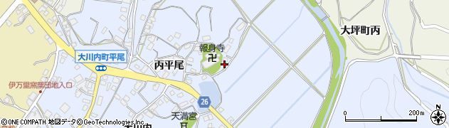 佐賀県伊万里市大川内町丙平尾2965周辺の地図