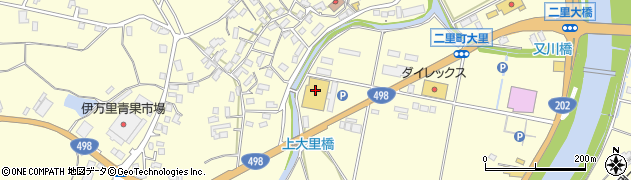 ホームセンターユートク伊万里店周辺の地図