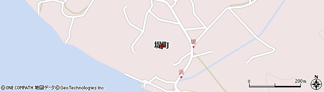 長崎県平戸市堤町周辺の地図