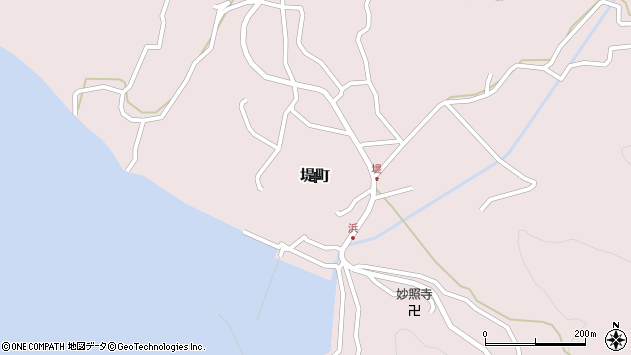 〒859-5501 長崎県平戸市堤町の地図
