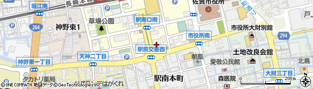 三井住友銀行佐賀駅前 ＡＴＭ周辺の地図