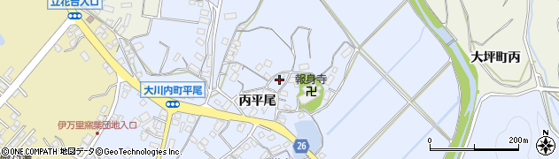 佐賀県伊万里市大川内町丙平尾2950周辺の地図