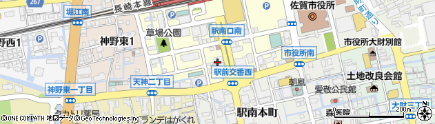 株式会社商工組合中央金庫佐賀支店周辺の地図