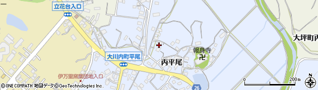佐賀県伊万里市大川内町丙平尾2909周辺の地図