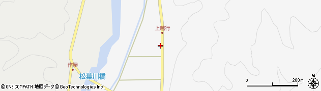 窪川警察署松葉川駐在所周辺の地図