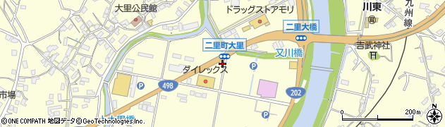 佐賀県伊万里市二里町大里乙157周辺の地図