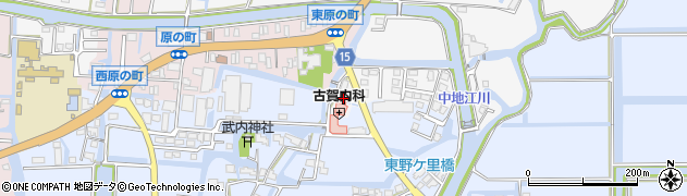 医療法人 聖母会 古賀内科 通所リハビリテーションセンター周辺の地図
