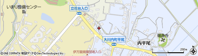 佐賀県伊万里市大川内町丙平尾2554周辺の地図