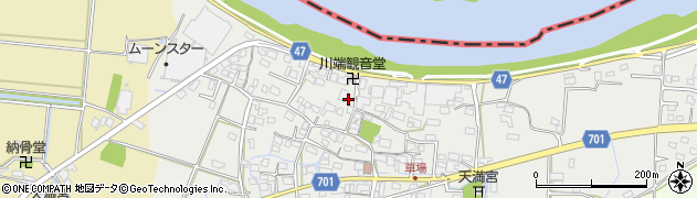 福岡県久留米市三潴町草場448周辺の地図