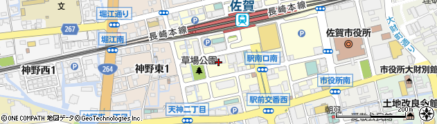株式会社スタッフサービス　佐賀オフィス周辺の地図