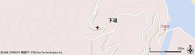 高知県高岡郡四万十町下道121周辺の地図
