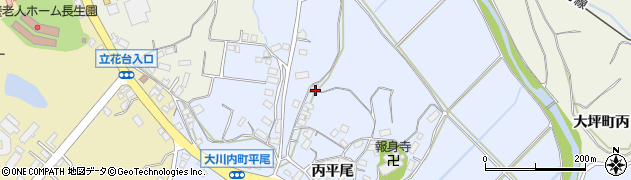 佐賀県伊万里市大川内町丙平尾2905周辺の地図