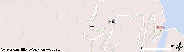 高知県高岡郡四万十町下道118周辺の地図