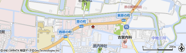 佐賀県神埼市原の町周辺の地図