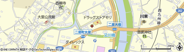 佐賀県伊万里市二里町大里乙87周辺の地図