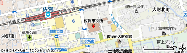 佐賀市役所　建設部建築住宅課住宅政策係周辺の地図