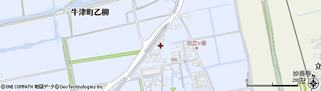 佐賀県小城市牛津町乙柳535周辺の地図