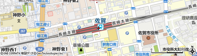 佐賀県ＪＲ構内タクシー協会周辺の地図