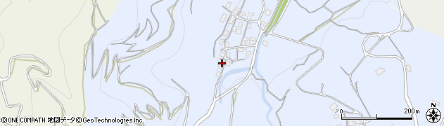 佐賀県多久市南多久町長尾瓦川内2648周辺の地図