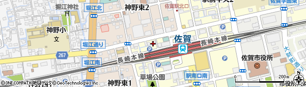 日本棋院　佐賀中央支部周辺の地図