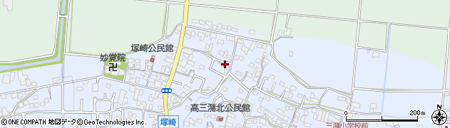 福岡県久留米市三潴町高三潴周辺の地図
