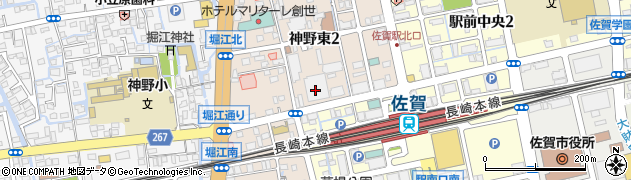 九州電力株式会社　佐賀営業所・コールセンター周辺の地図