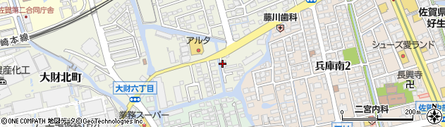 中央タクシー株式会社　本社周辺の地図