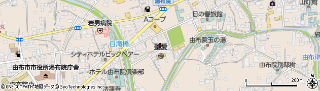 日本キリスト教団由布院教会周辺の地図