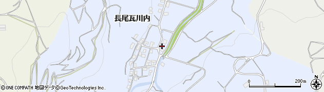 佐賀県多久市南多久町長尾瓦川内2692周辺の地図