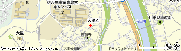佐賀県伊万里市二里町大里乙1208周辺の地図