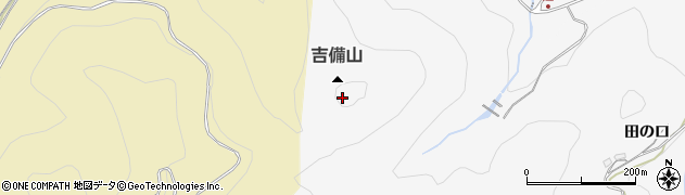 吉備山周辺の地図