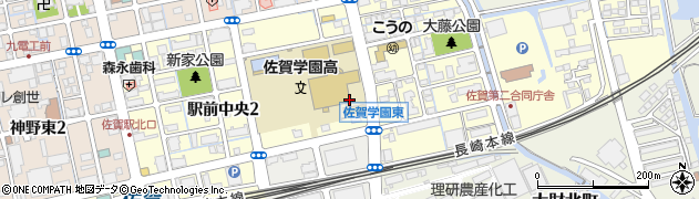 佐賀インテリジェントビジネスカレッジ周辺の地図