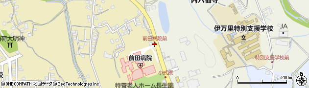 前田病院前周辺の地図