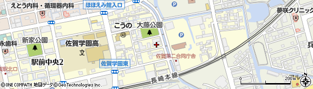 佐賀県社会保険診療報酬支払基金事務所周辺の地図