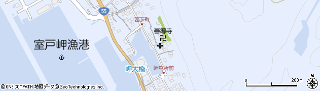 高知県室戸市室戸岬町4956周辺の地図