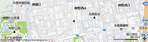 一富士補聴器　佐賀センター周辺の地図