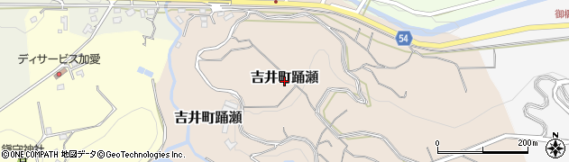 長崎県佐世保市吉井町踊瀬周辺の地図