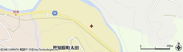 栗木吉井線周辺の地図