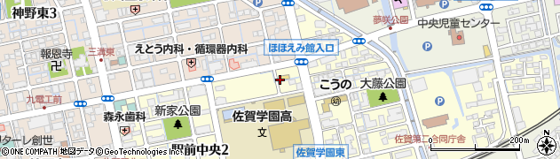 セブンイレブン佐賀駅前中央２丁目店周辺の地図