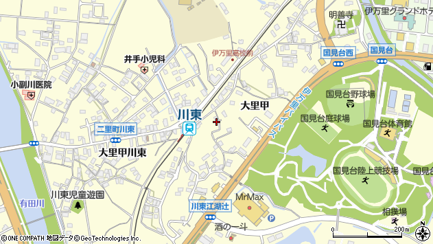 〒848-0032 佐賀県伊万里市二里町大里甲の地図