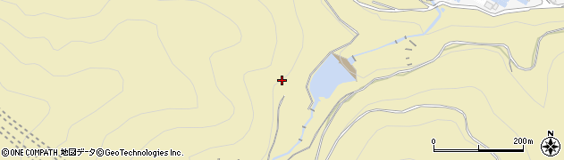 鮎返貯水池周辺の地図