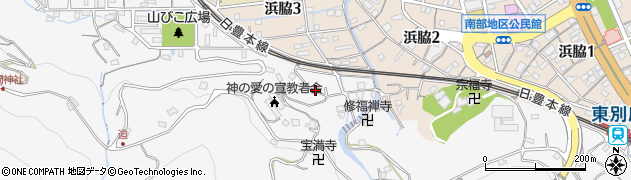 大分県別府市浦田周辺の地図