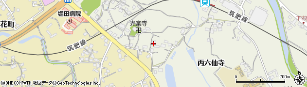 佐賀県伊万里市大坪町丙六仙寺1673周辺の地図