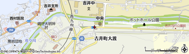 吉井学校前周辺の地図