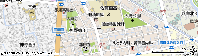 佐賀県立佐賀商業高等学校　佐商会館周辺の地図