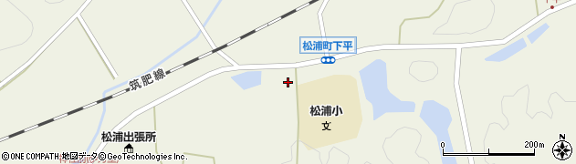佐賀県伊万里市松浦町桃川下平周辺の地図