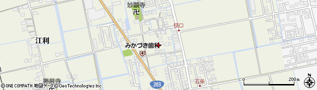 佐賀県小城市樋口周辺の地図